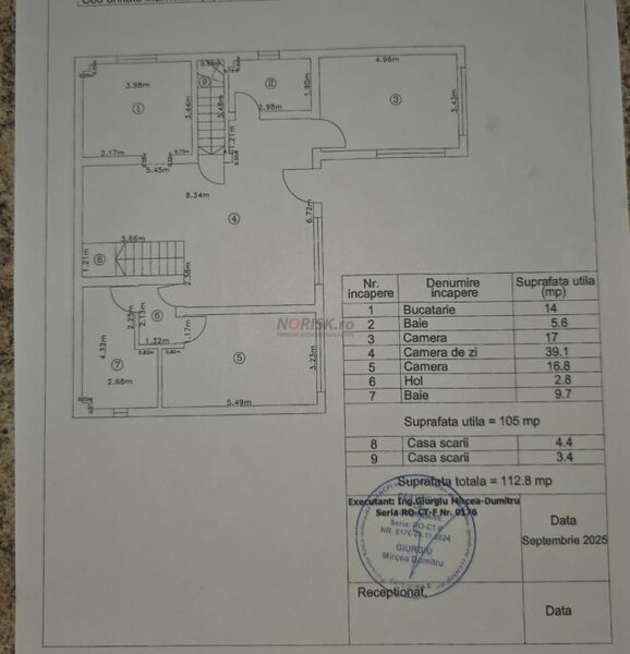 Pipera, casa individuala, 242 mp, zona linistita, curte privata.